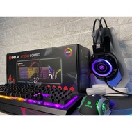 ►∈InPlay STX540/STX240 4 in 1 RGB Combo Gaming Keyboard Mouse, Headset &amp; MPad mechanical feel Keyboa