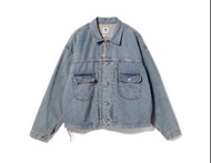 Beams Japan Damage Denim Jacket 牛仔褸