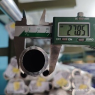 Aluminum pipe OD 28mm x id 22mm x thickness 3mm x 1000 / aluminum tube 28 x 22 x 1 meter