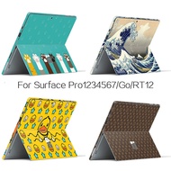 Cartoon Cute Stickers For Microsoft Surface Pro8 Go RT 1 2 Pro123456 Matte skins Decallaptop Sticker