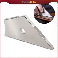 [PETSOLA] Professional Bass Fret Leveling Ruler Steel Fret Aligner Measuring Tool for 24 Frets Guita