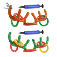 [nvnrbso] Inflatable Reindeer Toss Game, Christmas Party Games Adults Fun Games, Family Games for Ch