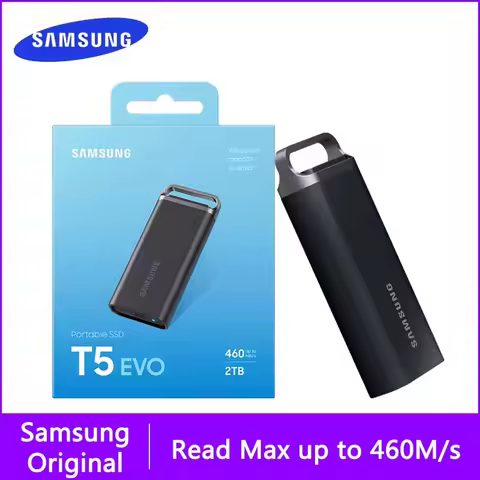 Samsung Portable SSD T5 EVO 4TB 2TB USB 3.2 Gen 2 Reader Portable 8T PSSD External Disk Hard Drive F