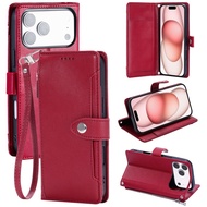 For Samsung Galaxy S24 Ultra Plus + FE Card slot Wallet style flip cover PU leather phone case