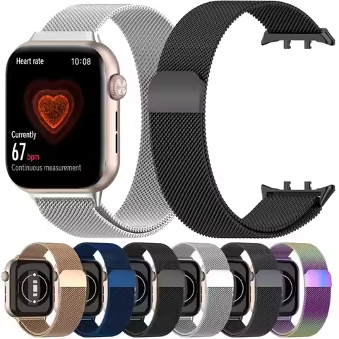 Metal Milanese Strap For Honor Watch 5 Magnetic Stainless Steel Replacement Bracelet Watchband Honor