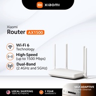 Xiaomi Router AX1500 | WiFi 6 Wireless Router | Dual Band Antennae | Gigabit Ethernet Ports | Low La