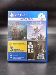 PS4 แผ่น ps4 ปกรวม Buddle 2 เกมคู่ God of War 4 และ Horizon Zero Dawn