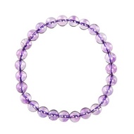 【正佳珠寶】紫超七 頂級冰淨體紫超七 6.4-6.8mm 紫超七水晶手珠