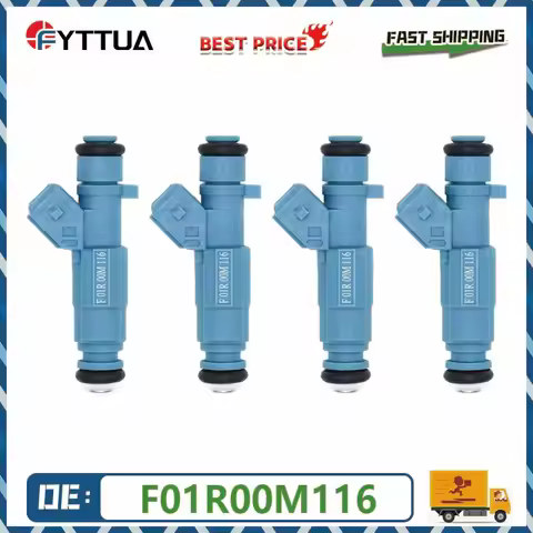 4pcs High Performance Fuel Injector OEM F01R00M116 For Chery QQ 1.0 1TR 2TR 3RZ 2RZ 1RZ 6AZ Accessor