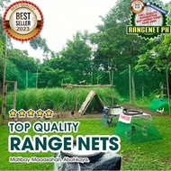 RANGE NET 2inch x 10-11ft x 100meters FREE 200 METER ROPE & CABLE TIE  CHICKEN NET LAMBAT CHICKEN