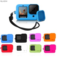 Silicone Case Lens Cap Cover Protector Shell For GoPro Hero 10/9 Black Camera Frame Wrist Strap Hero10 Hero9