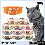 Cindy’s Recipe Original Cat Can Wet Food 80g - (Cindy Recipe, Cindy Original Can Food, Cindy Tuna, S