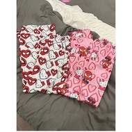 Cartoon Anime Spiderman Hello Kitty Pajamas Sanrio Hello Kitty Couples Matching Pajamas Long Pants S