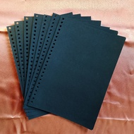 [10pc BLACK] Plain Thick Binder Refill / Binder Divider / Notebook Paper A5 Binder Paper