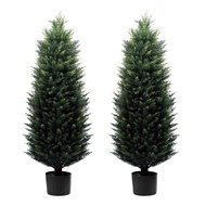 Simulation Plant Cypress Simulation Pine Cypress Bonsai Christmas Tree Ornaments Simulation Cypress 