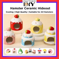 Hamster Hideout Hamster Ceramic House Dwarf Hamster House Rumah Ceramic Hamster 仓鼠陶瓷窝