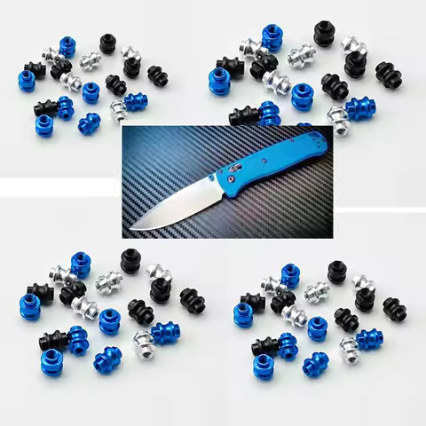5pcs/lot Anodized Aluminum Custom Standoff / Spacer Support Shaft Screw for Benchmade 535 Full Sized