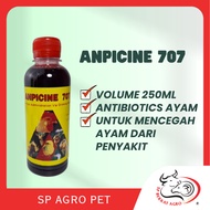 Ubat Haiwan Anpicine 707 | Antibiotic Haiwan | Pet Supplement | Ubat Ayam [250ml]