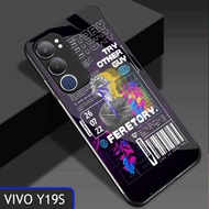 Glitter Glass Softcase For Vivo Y19S - Casing hp Y19S - Hanpdhone Y19s Protector - Case Y19 -A40