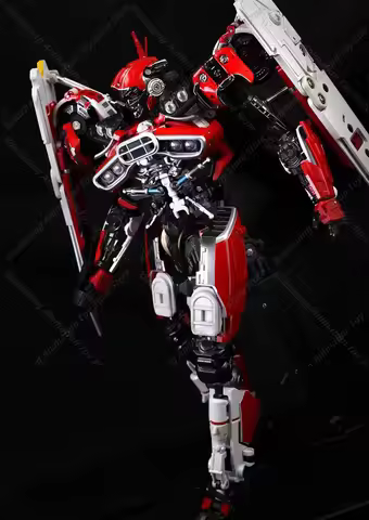 In Stock Transformation Toys MG Red Phantom G05 Three-change Warrior Crush Fighter Sports Car Movie 