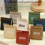 2024 Mini Desk Calendar Office School Supplies Calendar Desk Calendar Monthly Planner Desk Accessories Decor Record