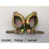 👍 Clamp Scaffolding Swivel / Hidup/ Klem Scafolding/ Pipa/