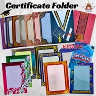 Graduation Certificate Folder / Sijil Holder / Certificate Holder A4 Certificate Folder Fail Sijil C