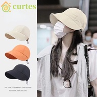 CURTES Women Sun Hat Summer Adjustable Travel UV Protection Korea Style Korean Style Casual Cap