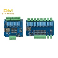DIYMROE DC 9-24V 4-Channel/8-Channel Esp32 Rs485 Modbus Wifi Bluetooth Relay Optocoupler Isolation M