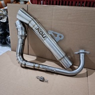 Kou super open Canister pipe mio i 125 Click 125i Nmax Fino carb mio sporty
