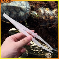 Litake 18cm Reptile Noctilucence Tweezers Food Feeding Clamp Tongs Pets Supplies For Tortoise Lizard Frog Spider