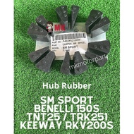 (A) Hub Rubber SM Sport 110R / Benelli 150S / TNT25 / TRK251 / KEEWAY RKV200S Getah Hub Sprocket [ 5