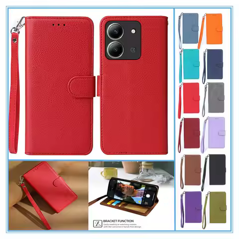 Redmi 15C Wallet Flip Case For Redmi 15C Phone Leather Cover Etui Redmi Case 15C Shell Xiaomi Redmi 