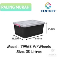 Century Storage Box With Wheel 35 Litres - 7996BC