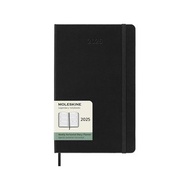 MOLESKINE 2025 橫式週記 12M 硬殼－L 型 黑