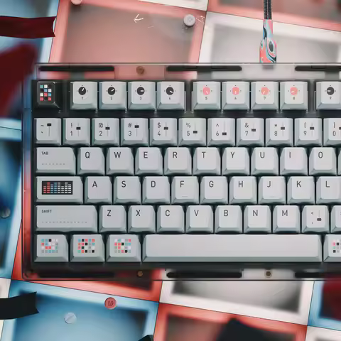 Synth Keycaps Cherry Profile PBT Dye Sublimation Mechanical Keyboard Keycap For MX Switch ISO Enter 
