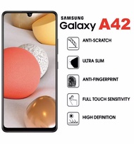 Samsung Galaxy A42 5G 透明鋼化防爆玻璃 保護貼 9H Hardness HD Clear Tempered Glass Screen Protector (包除塵淸㓗套裝）(Cl
