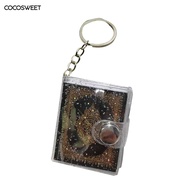 Islam Style Mini Quran Book Vintage Keychain Holder Ring Pendant Decor Gift