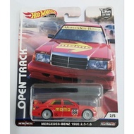 Hotwheels Open Track Mercedes Benz 190E 2.5-1.6 Momo