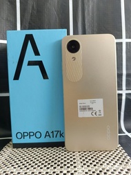 HP SECOND OPPO A17K 3+1/64 FULLSET LENGKAP SUPER MULUS