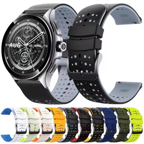 Replacement Silicone Strap For Xiaomi Watch 2 Pro Bracelet Mi Watch S4 S3 S2 S1 Active/Pro 22mm Corr