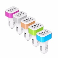 Car Charger 3 Port 6.3A Car Charger 3 USB Port Car Charger 3 Plugs - 1 Pcs (Random Color)