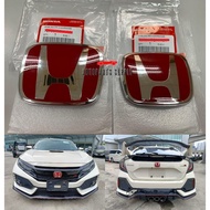 ORIGINAL HONDA CIVIC TYPE R FK8 FK7 FC TEA LOGO EMBLEM RED