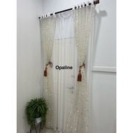 LOVELY Vitrase Thin Curtain/ Smokering Curtain Inner/ L135