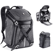 K&amp;F Concept 25L Double Shoulder Camera Backpack Photography Bag Fits 15.6" Laptop &amp; Tripod for Canon Sony Nikon DSLR/SLR Camera