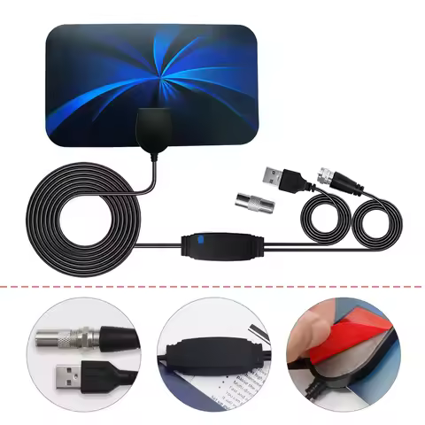 Long-Distance Digital Tv Antenna, Film Antenna, Indoor and Outdoor Terrestrial Wave Hdtv Antenna Sui