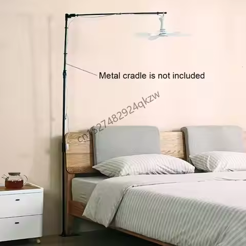R9CD Indoor/Outdoor 220V Ceiling Fan Silent Household Dormitory Bed Hanging Fan Switch Ceiling Fan E