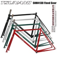 Frame TSUNAMI Steel Frame Performance Car Dead Speed Frame SNM4130 Bicycle Lot Chrome Molybdenum Ste