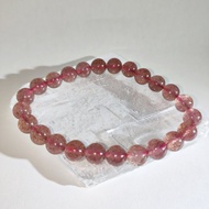 草莓晶/士多啤梨晶 巴西 7.5mm 8.5mm 10mm  手串 天然水晶