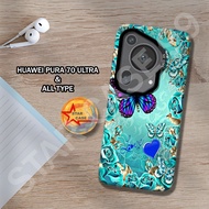 S11-Case hybrid IMD HUWAEI PURA 70 ULTRA - butterfly motif - casing huawei pura 70 ultra-casing-cass